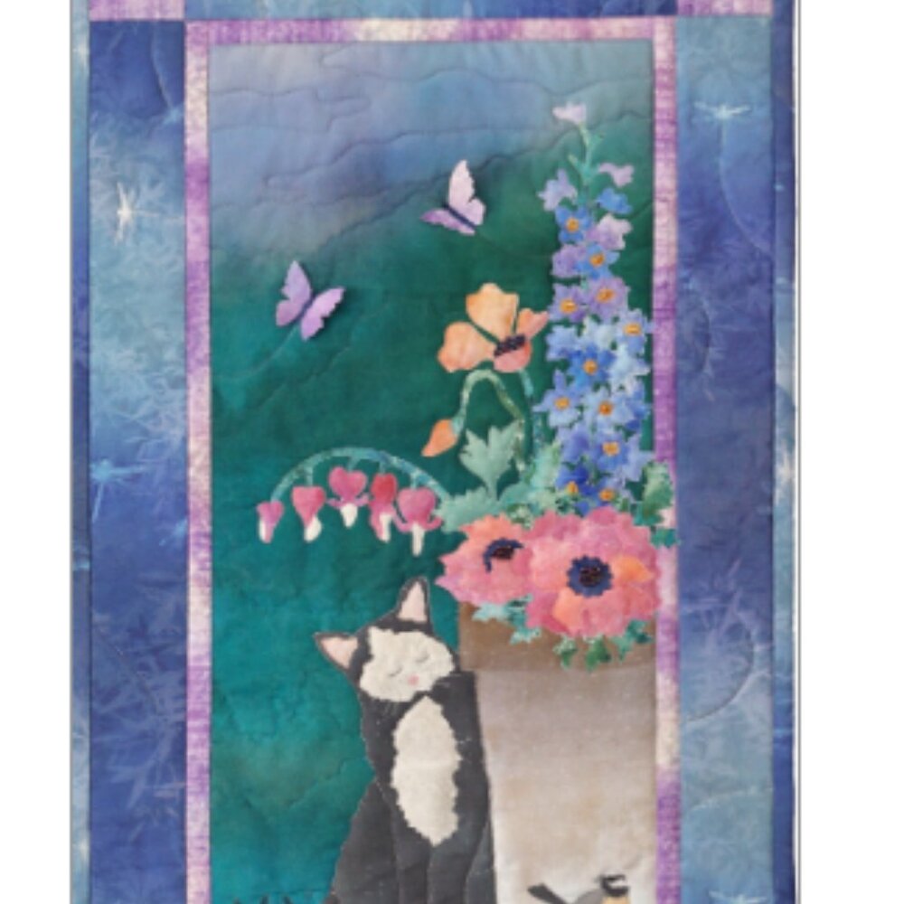 McKenna Ryan Meow Mix “A Purr-Fect Moment” Applique Quilt Sewing Pattern Uncut